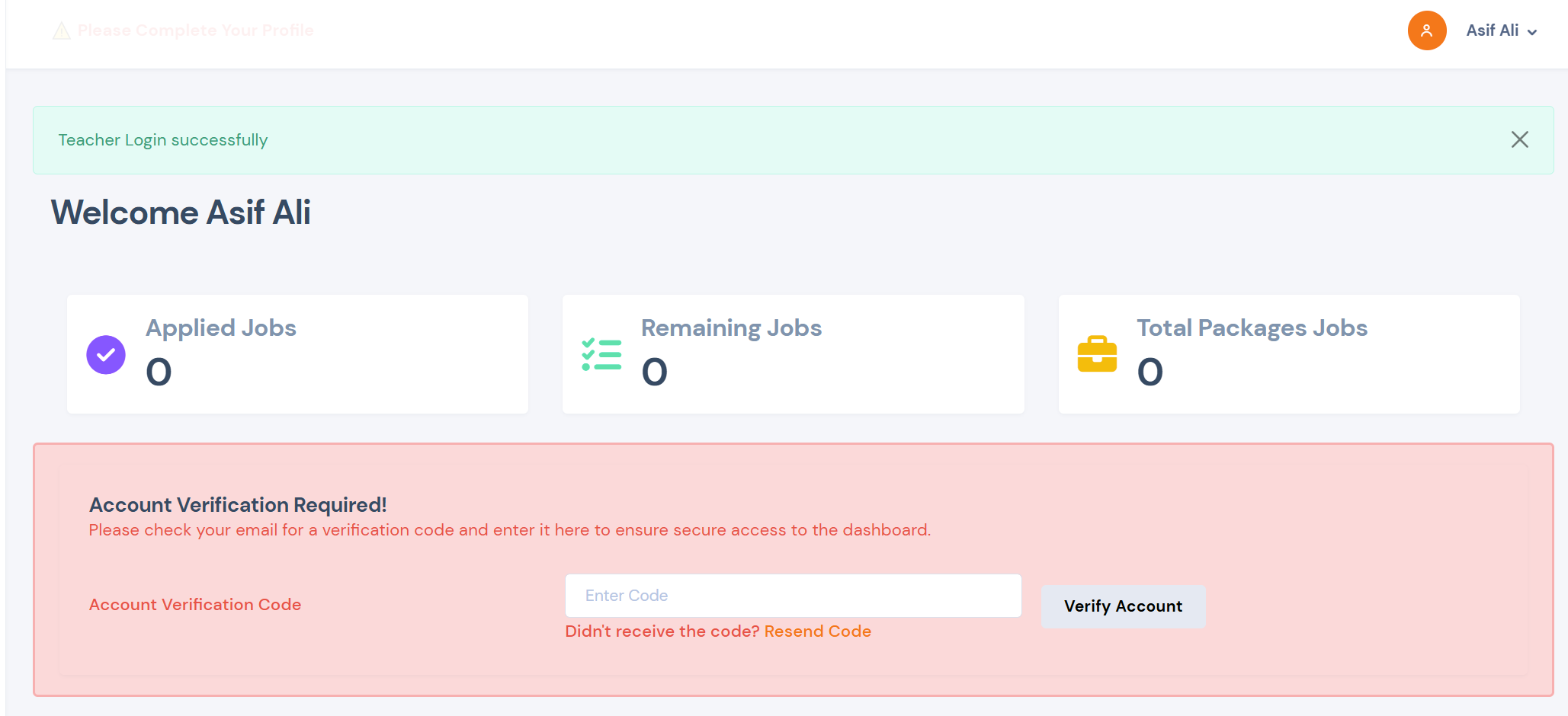 Activate Dashboard